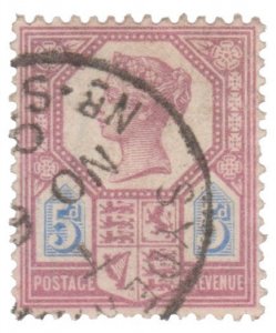 GREAT BRITAIN STAMP 1887 - 92. SCOTT # 118. USED.