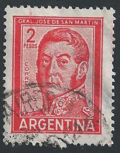 Argentina #691 2p Jose de San Martin