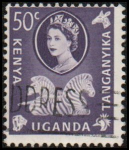 KUT 127  - Used - 50c Zebras (1960)