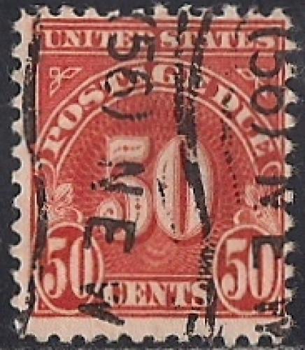 J86 50 cent Carmine VF used