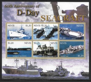 Nevis 1401 60th D-Day s.s. MNH