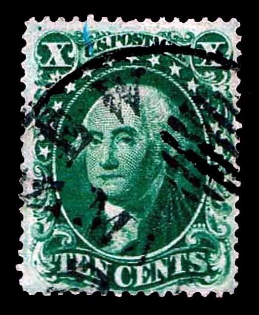 US.#32  REGULAR TYPE II  ISSUE OF 1857 - VF - $200.00 (ESP#7044)