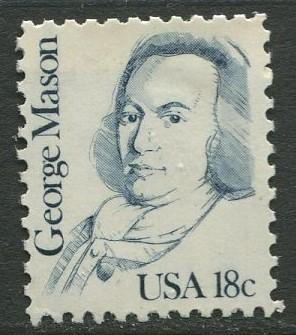 USA - Scott 1858 - Great Americans -1980- MNG - Single 18c Stamp