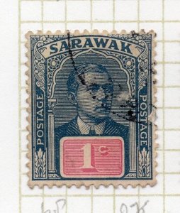 Sarawak Charles Brooke Issue 1920s Fine Used 1c.