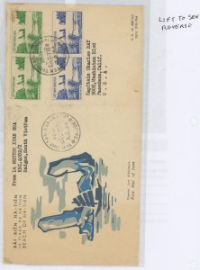 Vietnam/South (Empire/Republic) 242-243 FDC - 2 stamps of each on front and 7 of each on reverse.