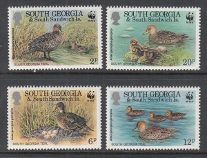 South Georgia 162-165 Birds MNH VF