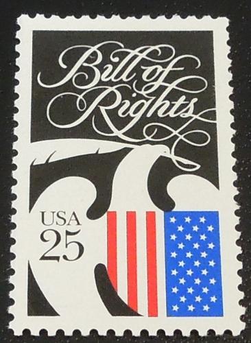 1989 25c Bill of Rights Scott 2421 Mint NH