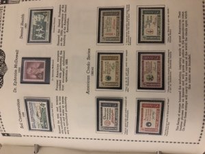 The All American Stamp Album Mint Stamps Very Nice Starts At 1933 Almost Full