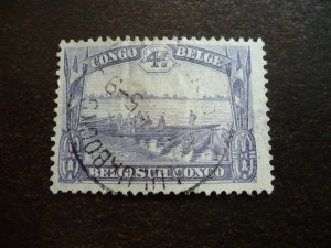 Stamps - Belgian Congo - Scott# 153 - Used Part Set of 1 Stamp