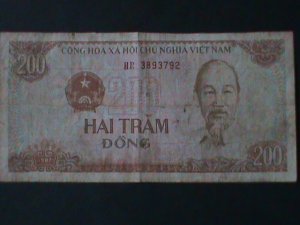 VIETNAM-STATE BANK-$500 DONG-CIRCULATED-VF-35 YEARS OLD WE SHIP TO WORLDWIE