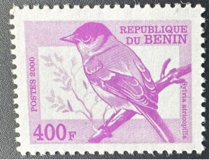 Benin 2000 Mi. T1232 400 F Fauna Fauna Bird Bird Sylvia Atricopilla-