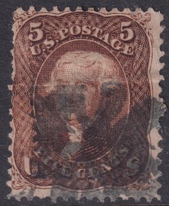 #76 Used, Fine, Crease (CV $125 - ID47258) - Joseph Luft