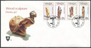 SA-Venda 165-168, MNH. Michel 154-158. Wood carving, 1987.