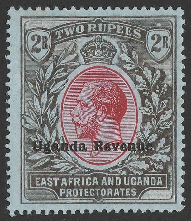 UGANDA 1912 'Uganda Revenue' on KGV 2R, wmk mult crown. MNH **. Very rare mint. 