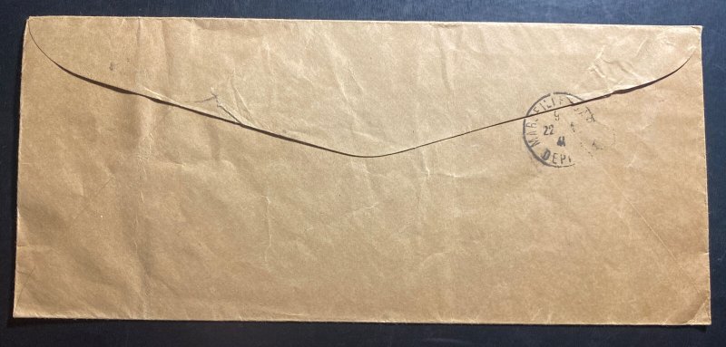 1941 Mornas France Airmail Commercial Cover To Los Angeles CA USA