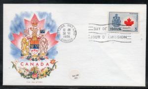 Canada #429A Flower FDC Cacheted addr C553