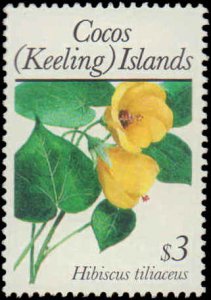 Cocos Islands #183-198, Complete Set(12), 1988-1989, Flowers, Never Hinged