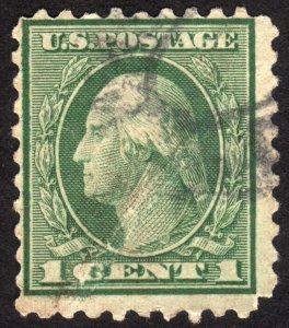 1921, US 1c, Washington, Used, fault, Sc 543