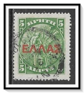 Crete #113 Hermes Overprinted Used