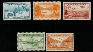 NEWFOUNDLAND SG230/4 1933 AIR MTD MINT