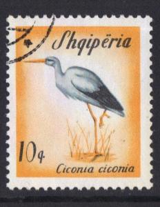 Albania  #847  used  1965  migratory birds  10q