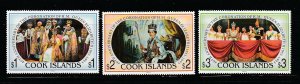 Cook Islands 1139-1141 Set MNH Queen Elizabeth