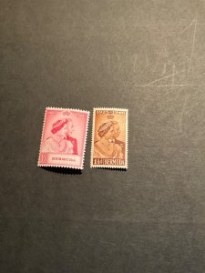 Stamps Bermuda Scott #133-4 hinged