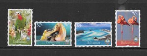 BAHAMAS #1507-10  BIRDS & FISH MNH