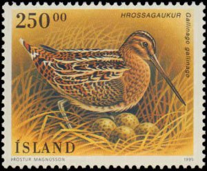 Iceland #808-809, Complete Set(2), 1995, Birds, Never Hinged