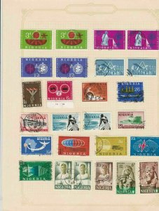 nigeria stamps sheet ref 17782