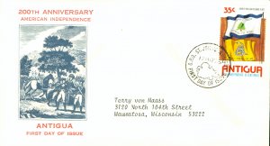 R75-0125 ANTIGUA  427 FIRST DAY COVER BIN $3.00