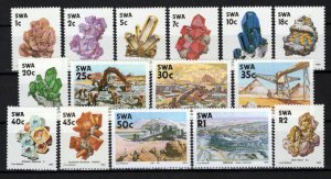 South West Africa 626-631, 632-640 MNH Mines Uranium Gold ZAYIX 0424S0172M