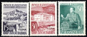 Yugoslavia Trieste #87-9 MNH CV $3.30 (X4575)