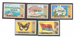 Kiribati #O6a/8a/10a/12a/15a  Single