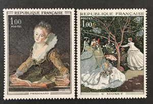 France 1972 #1327-8, MNH, CV $1.50