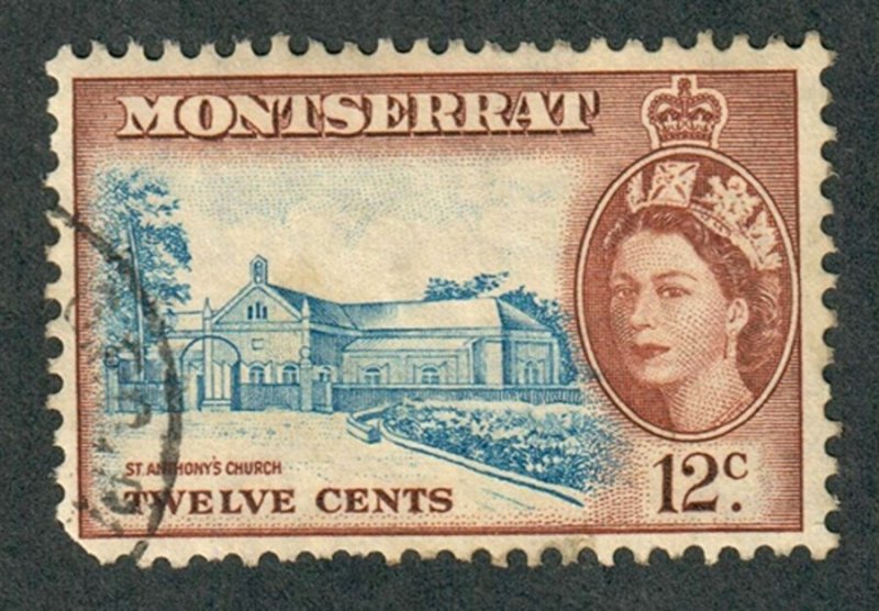 Montserrat #136 used single