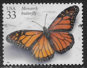 US #3351k 33c Insects and Spiders - Monarch Butterfly