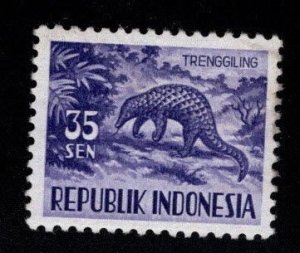 Indonesia Scott 429 MH* Malayan Pangolin stamp