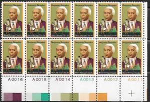 US #1804 MNH Plate Block of 12. Benjamin Banneker