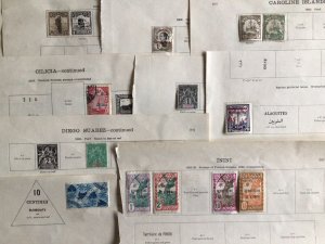 13 world vintage stamps shown on stamps page Ref 60243