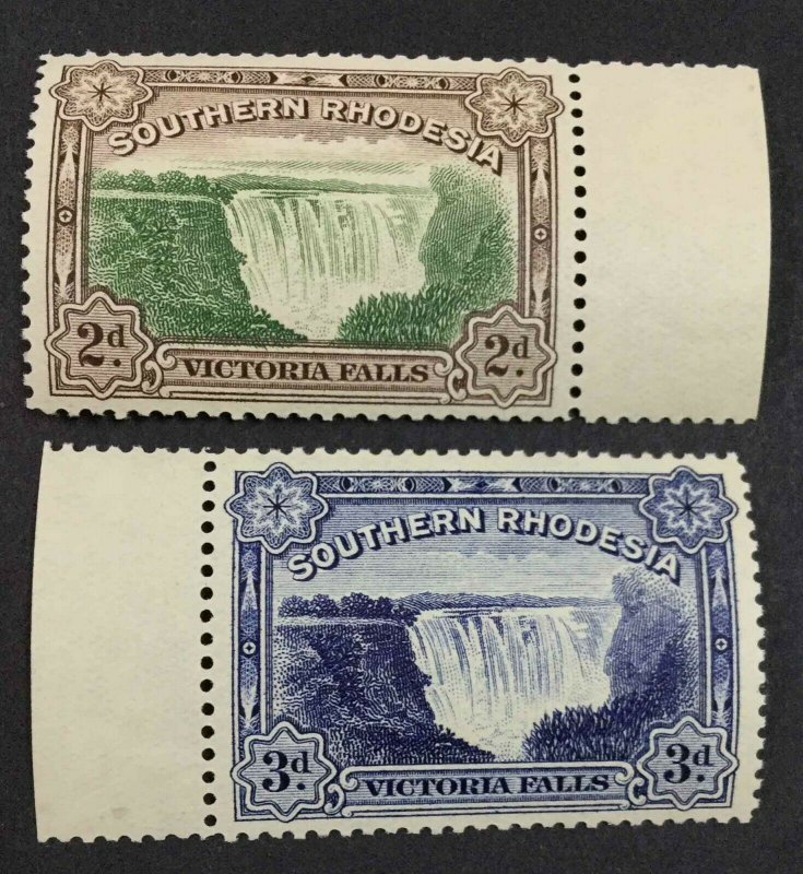 MOMEN: SOUTHERN RHODESIA SG #29-30 1932 MINT OG NH LOT #64373