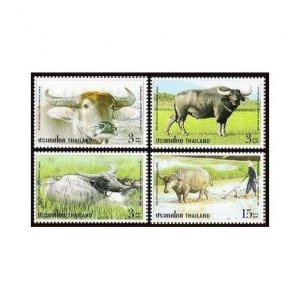 Thailand 2194-2197,2197a,MNH. Letter Writing Week 2005.Water buffalo.