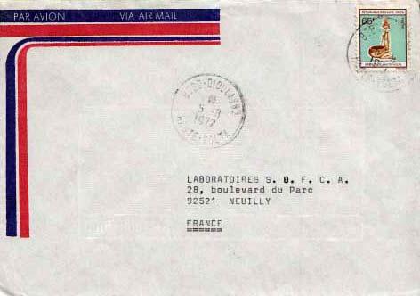 French West Africa, Airmail