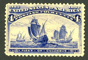 U.S. #233 MINT OG HR