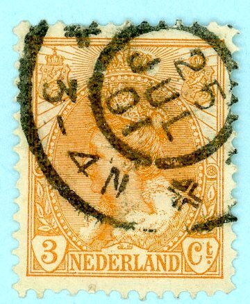 Netherlands, Scott #61, Used