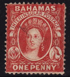 Bahamas - 1863 - Scott #16 - lightly used