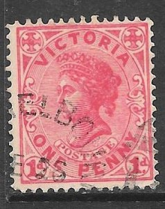 Australian States Victoria 194: 1d Queen Victoria, used, F