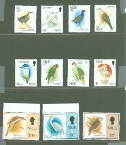 Niue #604-614  Single (Complete Set)