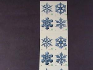 U.S.# 4105-4108(BK303)-MINT/NH-COMBO BOOKLET PANE OF 20--SNOWFLAKES--2006