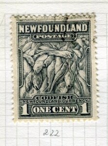 NEW FOUNDLAND; 1932 Aug. early Pictorial issue fine used 1c. value